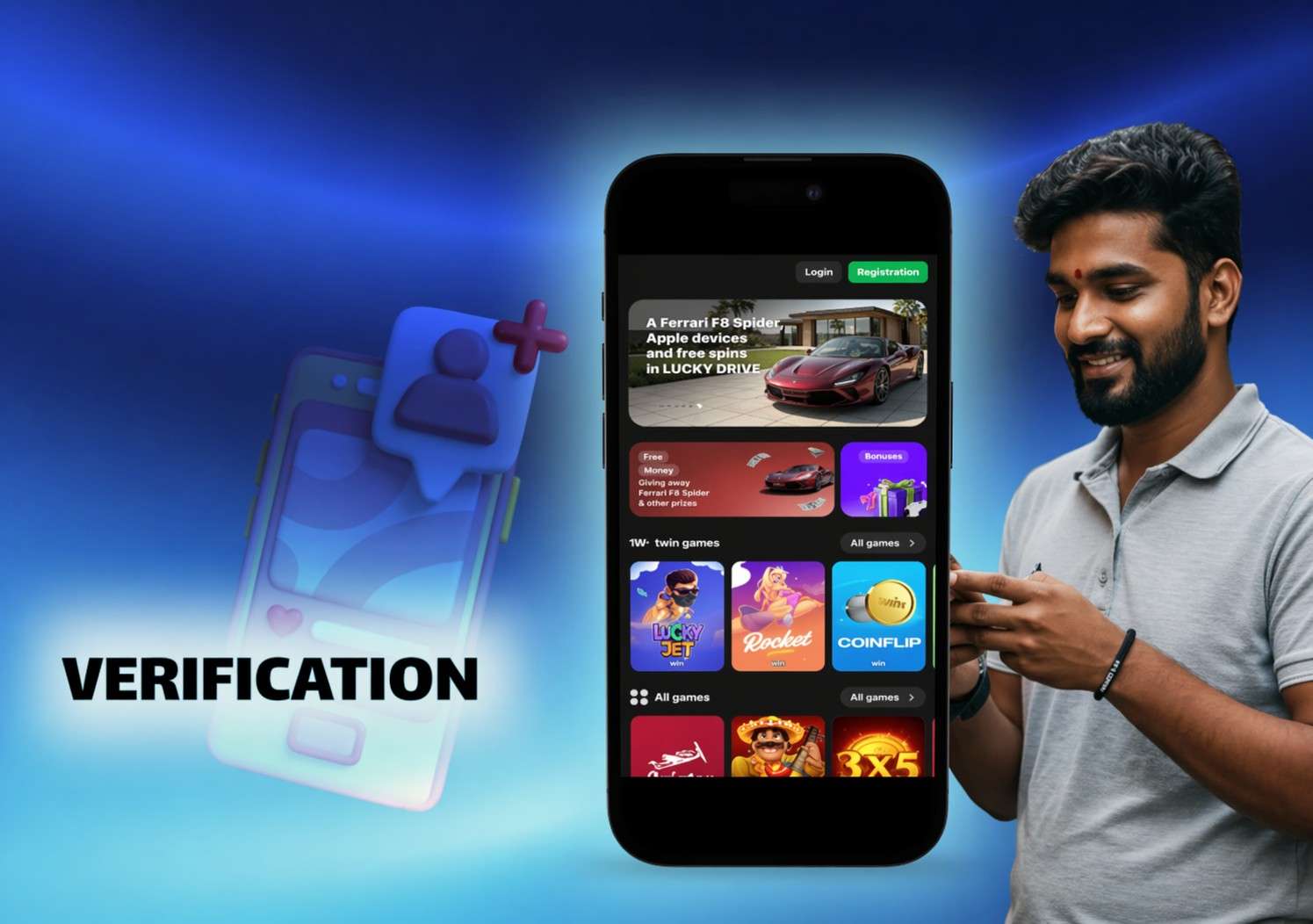 Download Powerwin Green App - 2 Min Payout & 10% Bonus India